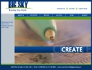 Website Snapshot of Big Sky Branding