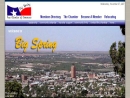 Website Snapshot of BIG SPRING AREA CHAMBER OF COMMERCE