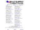 Website Snapshot of Bi-Lo Supply
