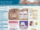 Website Snapshot of Biotone