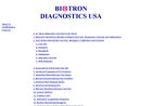 Website Snapshot of BIOTRON DIAGNOSTICS INC