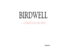BIRDWELL CLEANING PRODUCTS, INC.
