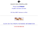 Website Snapshot of Black Dog Propellers