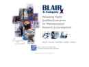 Website Snapshot of Blair & Company