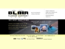 Website Snapshot of Blair Rubber