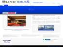 Website Snapshot of BLIND IDEAS