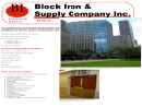 Website Snapshot of Block Iron & Supply Co.