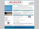 Website Snapshot of Blouin Steel Fabricators, Inc.