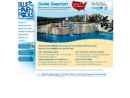 Website Snapshot of Blue Haven Pools