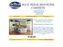 Website Snapshot of Blue Ridge Mountain Cabinets