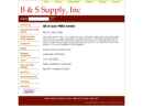 Website Snapshot of B & S SUPPLY, INC