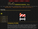 Website Snapshot of BOB'S BARRICADES, INC.
