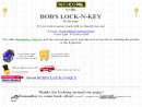 Website Snapshot of BOB'S LOCK-N-KEY