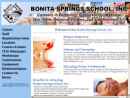 Website Snapshot of BONITA SPRINGS SCHOOL INC.