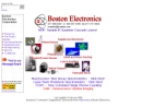 Website Snapshot of BOSTON ELECTRONICS CORPORATION