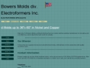 BOWERS MOLDS DIVISION, ELECTROFORMERS, INC.