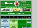 Website Snapshot of Bowser Mfg. Co., Inc.