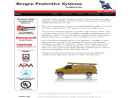 Website Snapshot of Bergen Protective Systems Inc