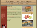 Website Snapshot of Bradford Woodworking