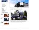 Website Snapshot of Brady Trucking Co.