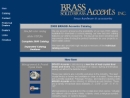 Website Snapshot of Brass Accents, Inc.