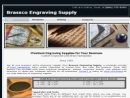 Website Snapshot of Brassco Engraving Supply