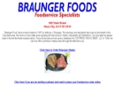 Website Snapshot of Braunger Food Service, LLC, P. A.