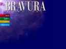 Website Snapshot of Bravura Films