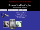 Website Snapshot of Brennan Machine Co.