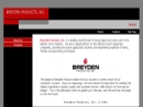 Website Snapshot of BREYDEN PRODUCTS INC