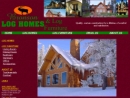 Website Snapshot of Bronson Log Homes Inc