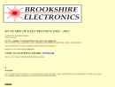 Website Snapshot of Brookshire Electronics