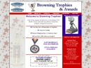 Website Snapshot of BROWNING'S TROPHIES & AWARDS INC