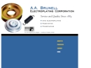 Website Snapshot of AA Brunell Electroplating Corp
