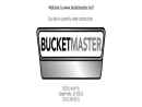 Website Snapshot of Bucket Master