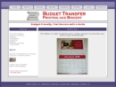 Website Snapshot of BUDGET TRANSFER PRINTING & BIN