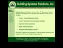 Website Snapshot of BUILDING SYSTEMS SOLUTIONS, INC