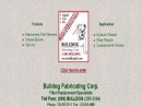 Website Snapshot of Bulldog Fabricating Corp.
