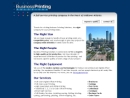 Website Snapshot of Business Printing Solutions