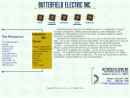 Website Snapshot of Butterfield Electric, Inc.