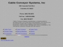 Website Snapshot of Cable Conveyor Systems, Inc.