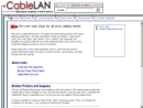 Website Snapshot of CABLELAN PRODUCTS, INC