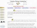 Website Snapshot of Cadillac Plating Corp.