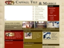 Website Snapshot of Caffall Tile & Marble