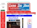 Website Snapshot of Cajun Pen Shop