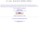 Website Snapshot of CAL ELECTRO INC