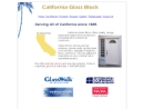 Website Snapshot of California Glass Block, Inc.