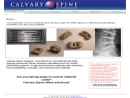 Website Snapshot of CALVARY SPINE, LLC