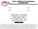 Website Snapshot of CAL-WIRE STRANDING CO