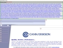 Website Snapshot of Cann/Erikson, Inc.